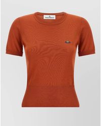 Vivienne Westwood - Bea Knit Top Short Sleeves Crew Neck - Lyst