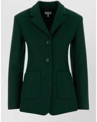 Loewe - Silk Blend Blazer - Lyst