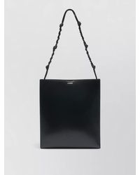 Jil Sander - Tangle Leather Shoulder Bag Knotted Strap - Lyst