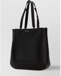 McQueen - Leather The Edge Medium Tote Bag - Lyst