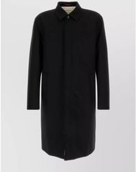 Gucci - Wool Coat With Long Sleeves And Side Pockets - Lyst