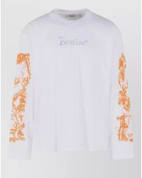 Off-White c/o Virgil Abloh - City Nature Cotton T Shirt Long Sleeves - Lyst