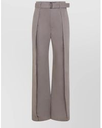 Lemaire - High-Rise Wide-Leg Trousers - Lyst