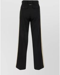 Palm Angels - Silhouette Pant With High Waist And Contrasting Bands - Lyst