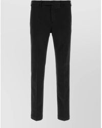 PT Torino - Stretch Cotton Slim Fit Belt Loop Pants - Lyst