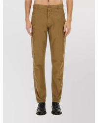 Aspesi - Straight-Leg Chino Trousers - Lyst