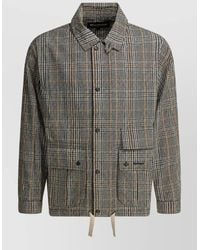 Barbour - Linen Cotton Single Breasted Overshirt Jacket - Lyst