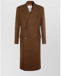 Vivienne Westwood - Long Coat With Flap Pockets And Back Vent - Lyst