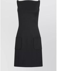Patou - Virgin Wool Knee-Length Dress - Lyst