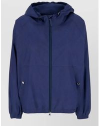 DUNST - Hooded Windbreaker Jacket Elastic Cuffs - Lyst