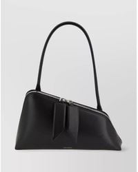 The Attico - Sunrise Geometric Leather Shoulder Bag - Lyst