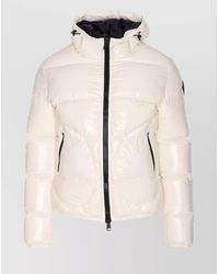 Herno - Shiny Padded Down Jacket With Hood And Elasticated Cuffs - Lyst