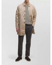 Barbour - Long Collared Jacket Lorden Side Pockets - Lyst