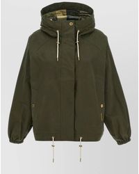 Barbour - Hawkridge Hooded Rain Jacket Drawstring Hem - Lyst