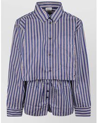 ANDAMANE - Cropped Shirt And Micro Boxer Shorts Set - Lyst