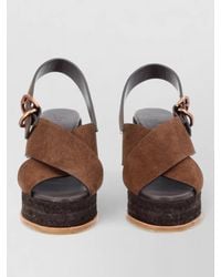 Castañer - Espadrille Wedge Betina Cross Strap Slingback - Lyst