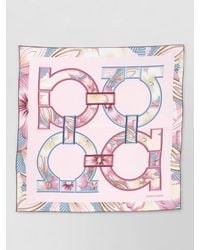 Ferragamo - Hair Accessory Floral Pattern Square Shape - Lyst
