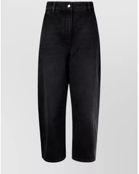 Studio Nicholson - Wide Leg Denim Jeans With Belt Loops - Lyst