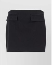 Ferragamo - Cashmere Wool Fitted Skirt - Lyst