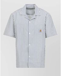 Carhartt - Striped Short-Sleeve Bowling Shirt - Lyst