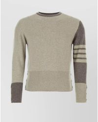 Thom Browne - Cashmere Slim-Fit Ribbed Crew-Neck Sweater - Lyst
