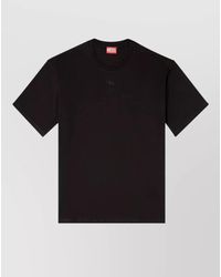 DIESEL - Cotton Relaxed-Fit Crew-Neck Short-Sleeve T-Shirt - Lyst