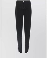 Rick Owens - Wool Long High-Slit Straight Skirt - Lyst