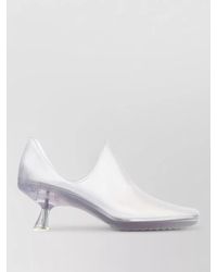 Loewe - Emily Aqua Pvc Kitten Heel Pumps - Lyst