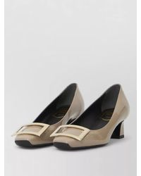 Roger Vivier - Patent Leather Ballerina Pumps Square Toe - Lyst