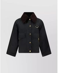 Barbour - Cotton Wax Jacket-Tone Buttons - Lyst