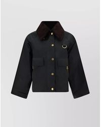 Barbour - Cotton Wax Jacket-Tone Buttons - Lyst