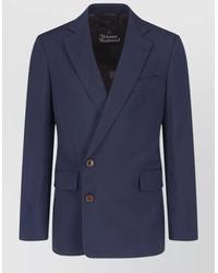 Vivienne Westwood - Virgin Wool Slim Fit Single Breasted Blazer - Lyst