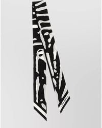 Dolce & Gabbana - Zebra Pattern Scarf Rectangular Shape Design - Lyst