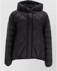 Fay - Hooded Casual Quilted Jacket Long Sleeves - Lyst