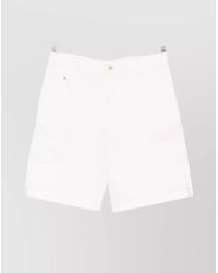 Givenchy - Denim Herringbone Cargo Shorts - Lyst