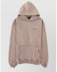 Represent - Hooded Sweatshirt Front Pocket Ribbed Finishes - Lyst