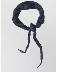Ami Paris - Rectangular Crinkled Lightweight Scarf Accessory - Lyst