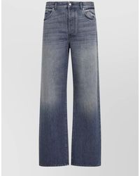 Dries Van Noten - High Waist Wide Leg Denim Jean - Lyst