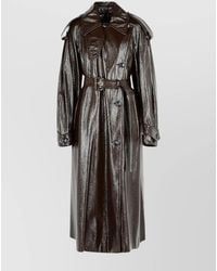 Sportmax - Cotton Long Trench Coat - Lyst