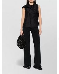 Rick Owens - Silk Wide-Leg Trousers - Lyst