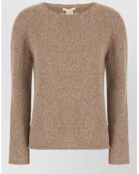 The Row - Cashmere Nitha Round Neck Ribbed Sweater - Lyst