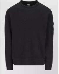 C.P. Company - Cotton Crew Neck Sweatshirt Long Sleeves Detail - Lyst