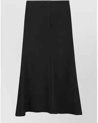 Jil Sander - Minimalist Solid Fabric Skirt - Lyst