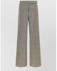 Max Mara - Wool High-Rise Wide-Leg Suit Trousers - Lyst