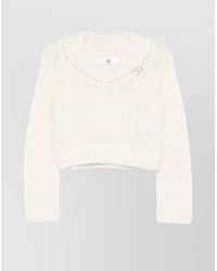 Ermanno Scervino - V-Neck Long-Sleeve Jumper - Lyst