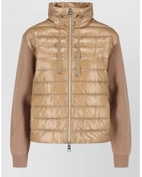 Herno - Hooded Jacket Quilted Texture Ribbed Cuffs Drawstring - Lyst