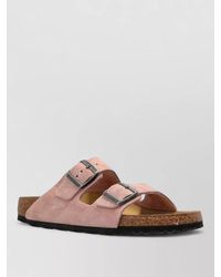 Birkenstock - Arizona Sandals Cork Platform Lug Sole - Lyst