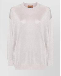 Missoni - Metallic Knit Crewneck Sweater - Lyst
