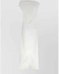 ARMARIUM - Off Shoulder Maxi Dress Back Slit - Lyst