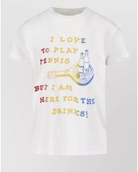 Mother - Cotton Short-Sleeve T-Shirt - Lyst